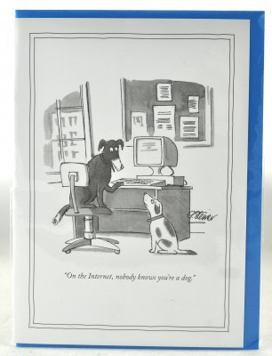 New Yorker Card - Internet Dog