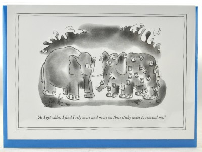 New Yorker Card - Sticky Notes