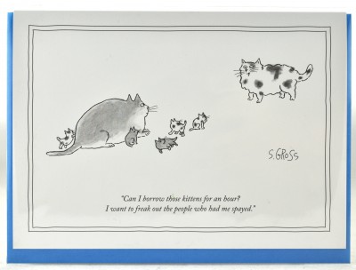 New Yorker Card - Borrow those Kittens