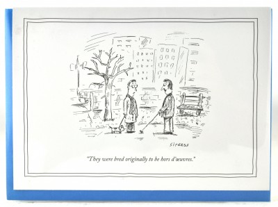 New Yorker Card - Hors' D'oeuvres
