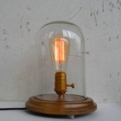 vintage glass dome edison lamp hong kong