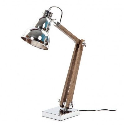 French Swing Table Lamp, Wood Frame metal base modern desk lamp HK Home Essentials Hong Kong