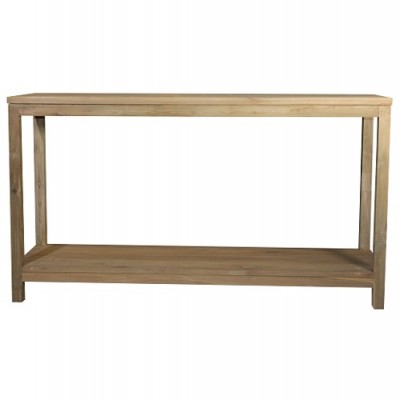 Anguila Teak Console with Shelf 