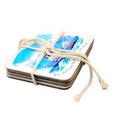Summer coasters (set of 4)