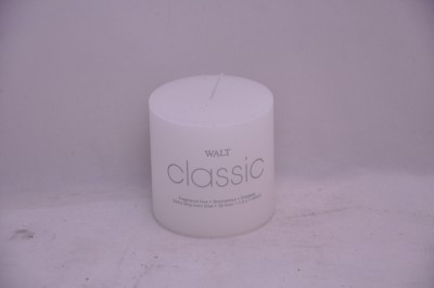 WALT classic White Candle (7.5 x 7.5 cm)
