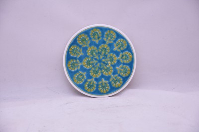 Turkish Round Coaster with Golden Floral Pattern | coasters Hong Kong Home Essentials Central HK | Gift Coasters Hong Kong | Pattern Turkish trivets H
