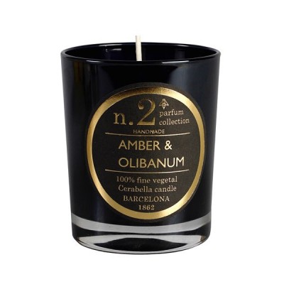 Amber & Olibanum Nº2 Box Candle |  natural soy wax scented candle Hong Kong HK Home Essentials in Central