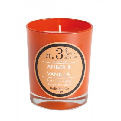 Amber & Vanilla Nº3 Box Candle |  natural soy wax scented candle Hong Kong HK Home Essentials in Central
