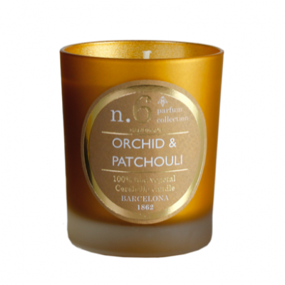 Orchid & Patchouli Nº6 Box Candle |  natural soy wax scented candle Hong Kong HK Home Essentials in Central
