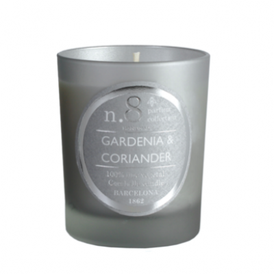 Gardenia & Coriander Nº8 Box Candle | natural soy wax scented candle Hong Kong HK Home Essentials in Central 