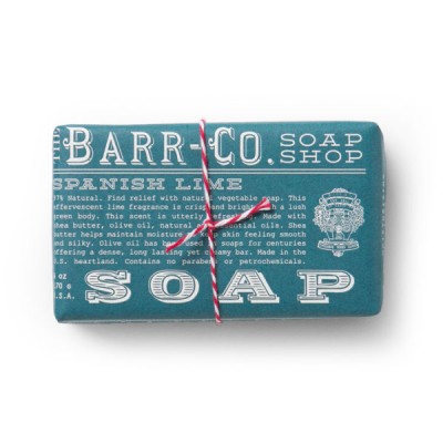 BARR-CO. SPANISH LIME BAR SOAP | natural soap citrus floral soap Hong Kong Home Essentials | Gift soap with all natural ingredients luxury wash Hong K