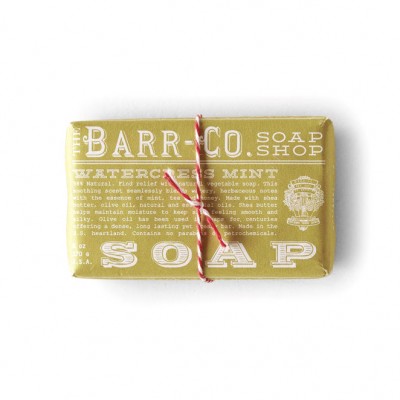 BARR-CO. WATERCRESS MINT SOAP | organic natural soap citrus floral soap Hong Kong Home Essentials | Gift soap with all natural ingredients luxury wash