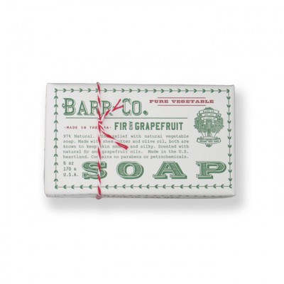 BARR-CO. GRAPEFRUIT & FIR SOAP | natural soap citrus floral soap Hong Kong Home Essentials | Gift soap with all natural ingredients luxury wash Hong K