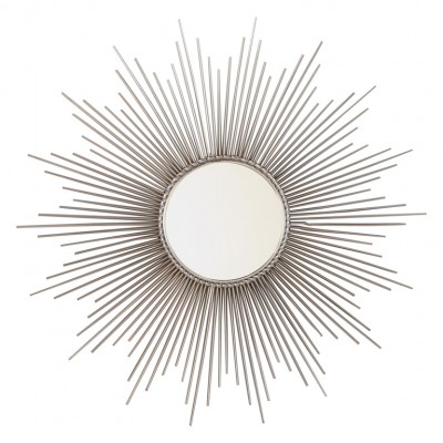 Sunburst Mirror_Silver | mirrors Hong Kong Home Essentials Central HK | wall mirror HK decorative mirror contemporary mirror Hong Kong Home Essentials