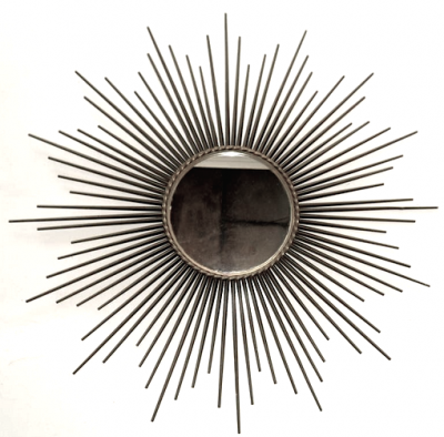Sunburst Mirror_Black | mirrors Hong Kong Home Essentials Central HK | wall mirror HK decorative mirror contemporary mirror Hong Kong Home Essentials 