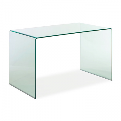 Glass Console / Desk | Wood Desks Hong Kong Home Office Desks HK Oak Wood Furniture Home Essentials Central