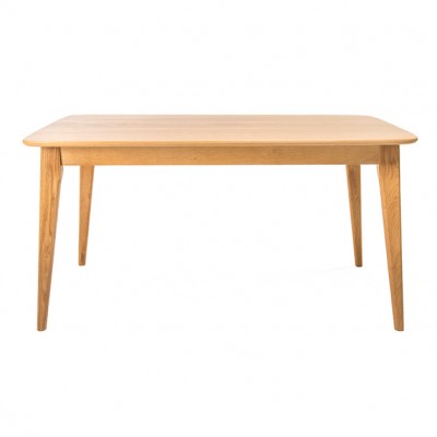 Troms solid oak dining table | solid oak dining tables coffee tables mid century style Home Essentials furniture stores Hong Kong top rated 