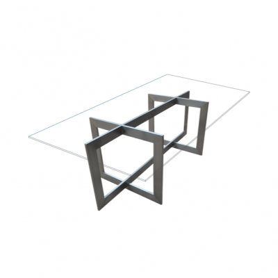 Lahti Glass Dining Table