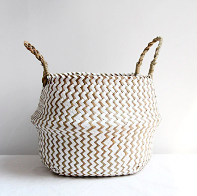 decorative seagrass basket rattan storage basket zigzag laundry basket woven hong kong home essential hk central  home decor