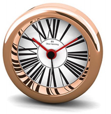 Desire 58MM Chrome and Rose Gold Alloy Alarm H58R53W