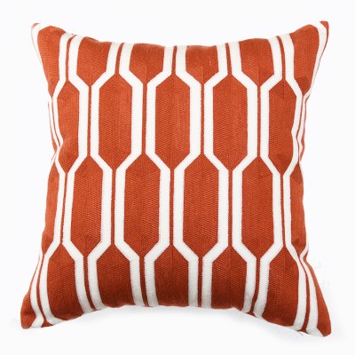 Hexa Knitted Cushion - Red | scatter cushions hong kong Home Essentials Central HK | decorative cushions seat cushions Hong Kong Home Essentials Centr